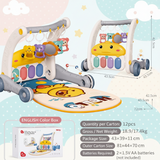 Step & Play – Interaktivt & Säker – 3-i-1 gåstol & babygym