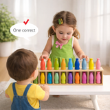 WoodenMatch – Smart & lekfullt – Montessori färgspel