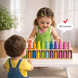 WoodenMatch – Smart & lekfullt – Montessori färgspel
