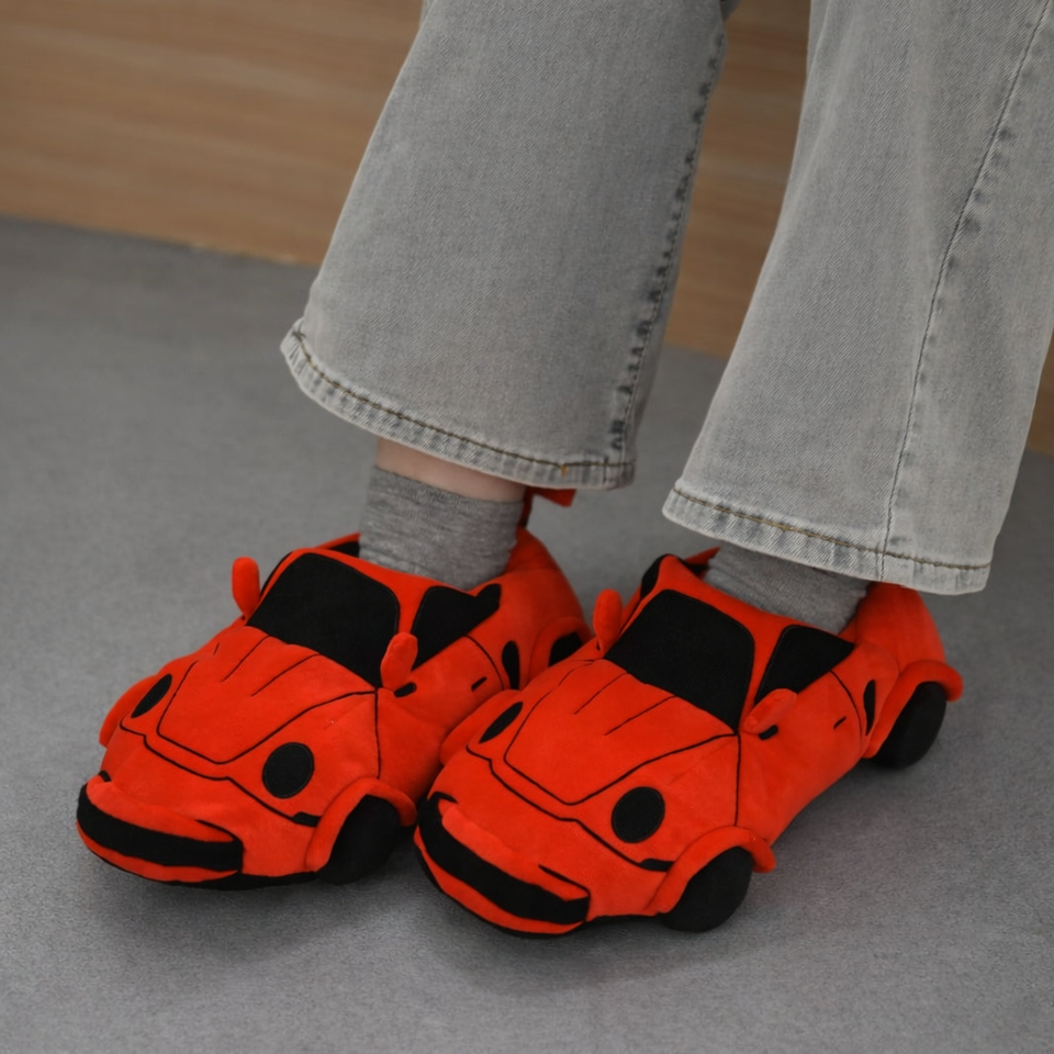 ZoomFeet – Varma och roliga – Racing-tofflor