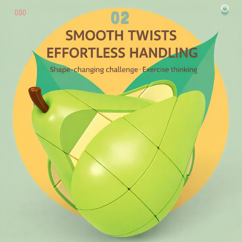 FruitCube – Färgglad & utmanande – Montessori fruktpussel