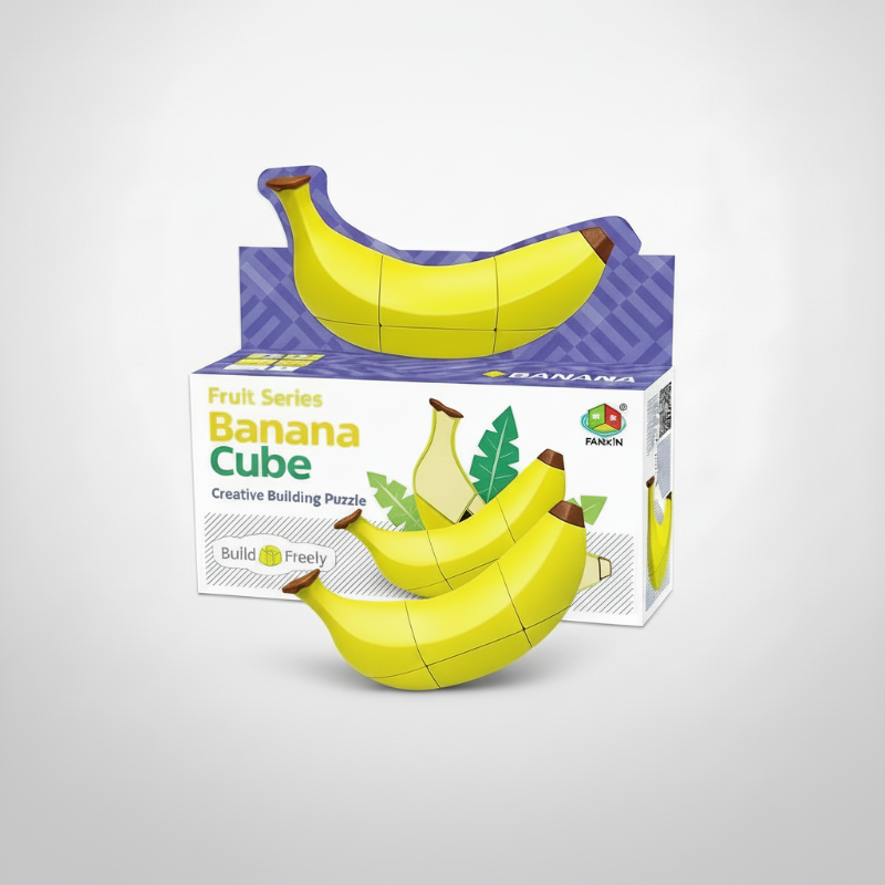 FruitCube – Färgglad & utmanande – Montessori fruktpussel