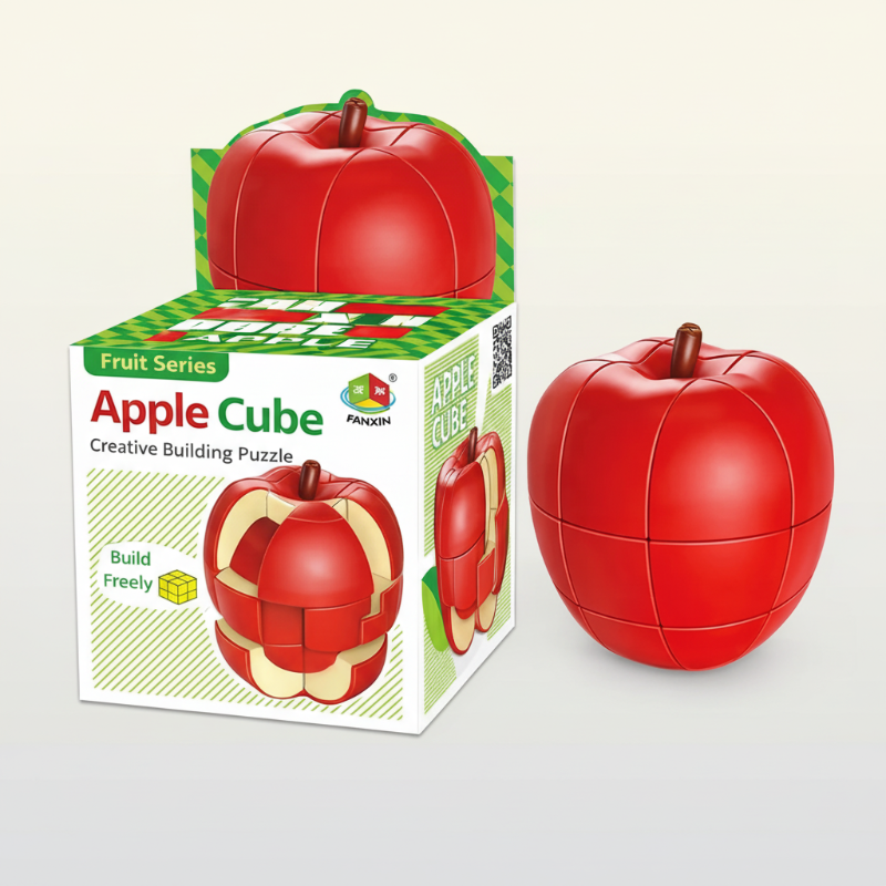FruitCube – Färgglad & utmanande – Montessori fruktpussel