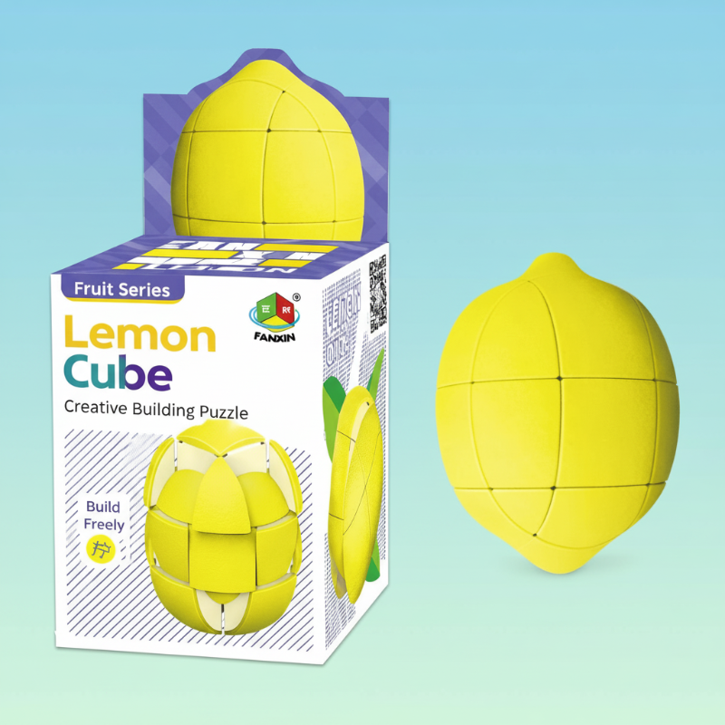 FruitCube – Färgglad & utmanande – Montessori fruktpussel