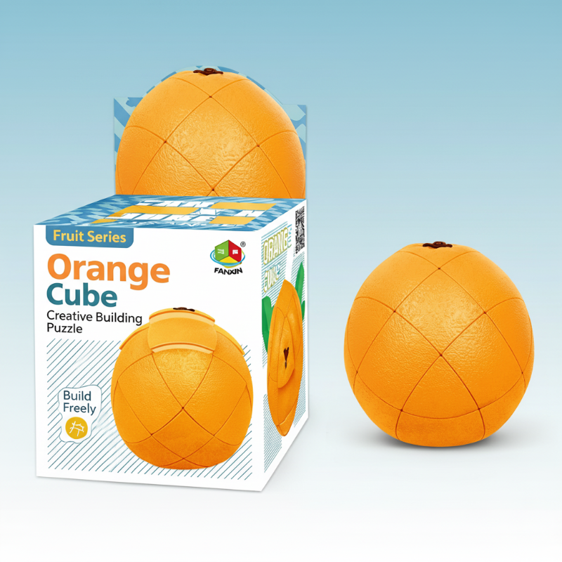 FruitCube – Färgglad & utmanande – Montessori fruktpussel