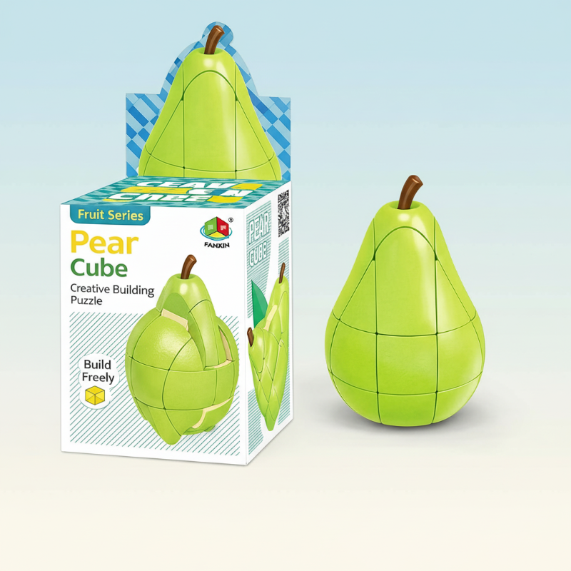 FruitCube – Färgglad & utmanande – Montessori fruktpussel