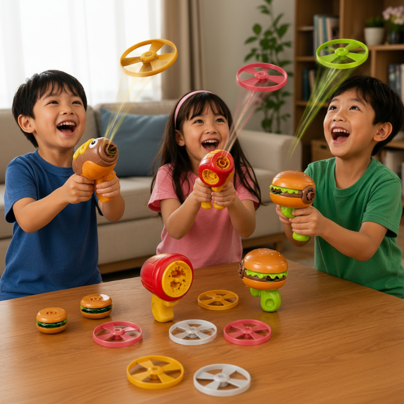 Flying Disk Toy – Kreativt & Rörelsefyllt – Gyro Gun