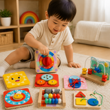 TinySkills – Kreativt & pedagogiskt – Montessori magnetisk aktivitetsbräda