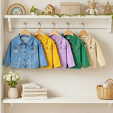 Candy Color-jeansjacka – Lättviktig jeansjacka för barn