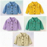 Candy Color-jeansjacka – Lättviktig jeansjacka för barn
