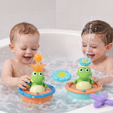 Light Up Crocodile Bath Toy – Interaktivt & vattenlek – Krokodilfontän, badleksaker