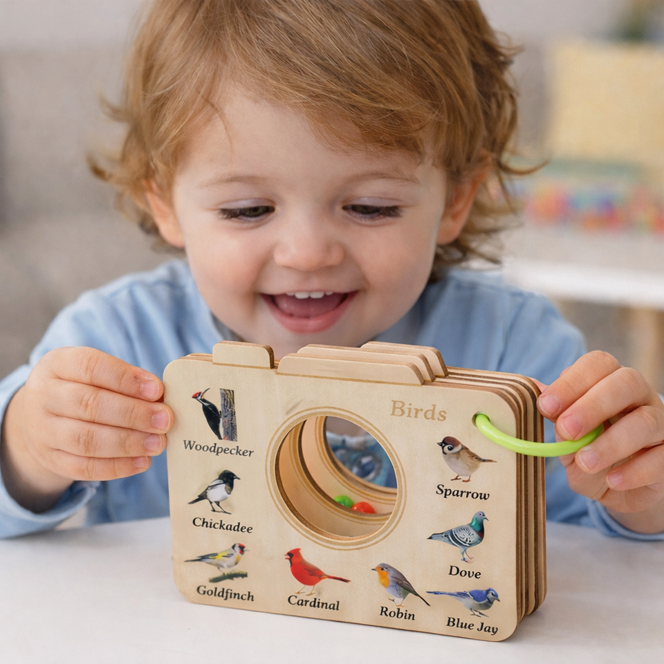 NatureBook – Naturupptäckarset – Pedagogiskt träfönster