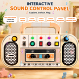 Wooden Busy Board – Motorik & interaktivitet – Aktiviteter på musikbrädet