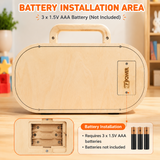 Wooden Busy Board – Motorik & interaktivitet – Aktiviteter på musikbrädet