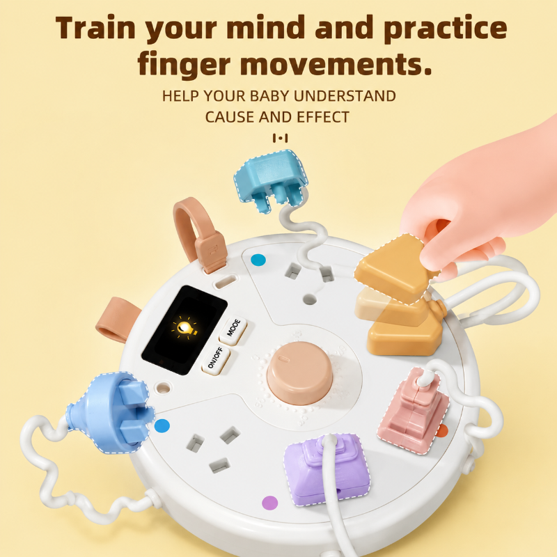 Light Up Busy Board – Motorik & utveckling – Aktivitetstavla