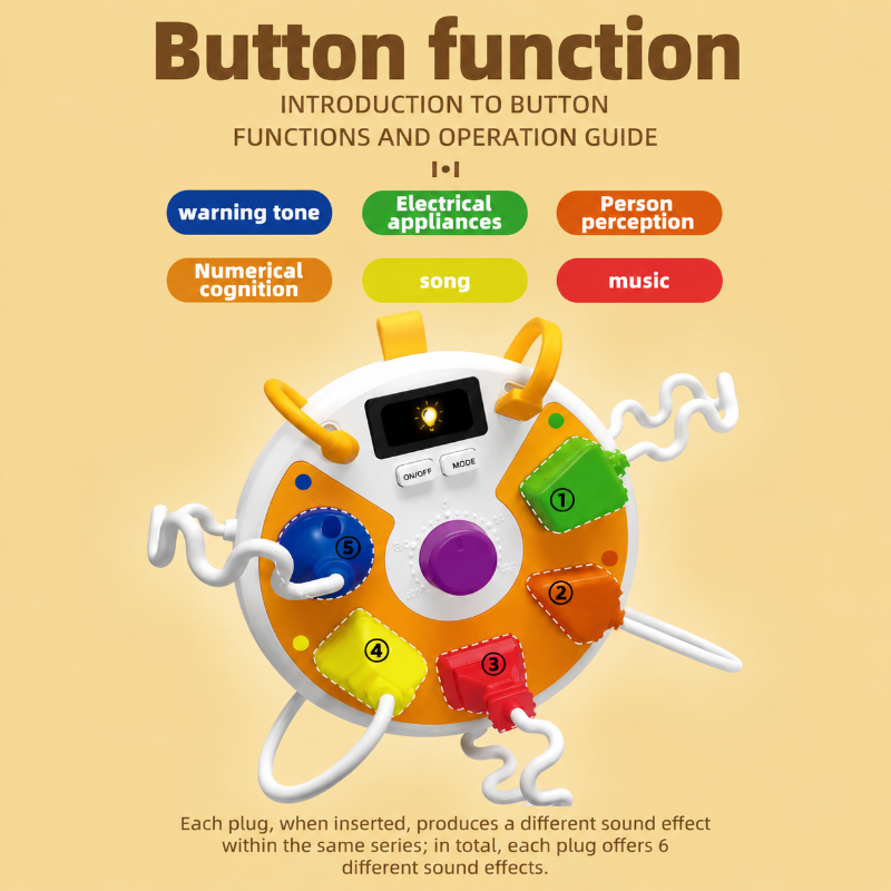 Light Up Busy Board – Motorik & utveckling – Aktivitetstavla