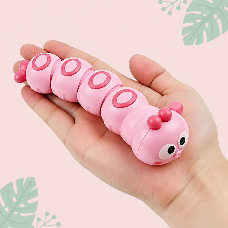 Wind-Up Caterpillar – Lekfullt & rörligt – Kryp-leksaker