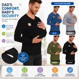 Kangaroo Pocket Shirt – Bekvämt och praktiskt – T-shirt-bärsel för män