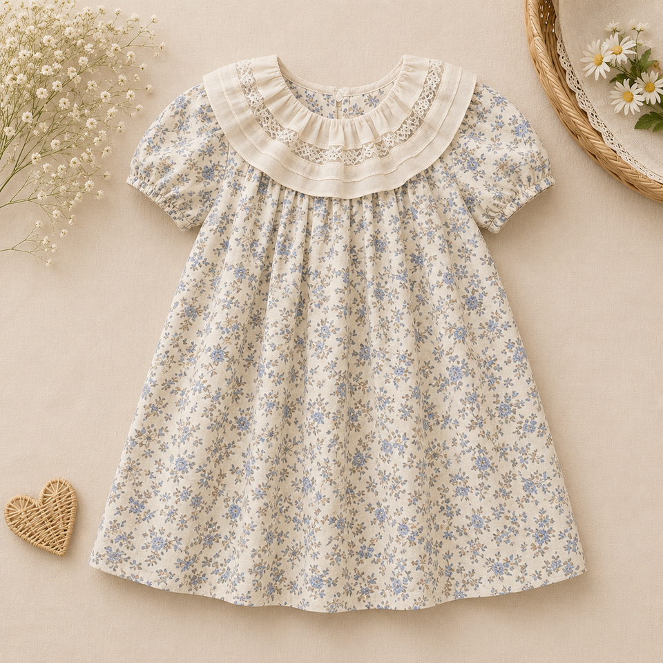 Lace Stitching Dress – Elegans & komfort – Spets & sömmar