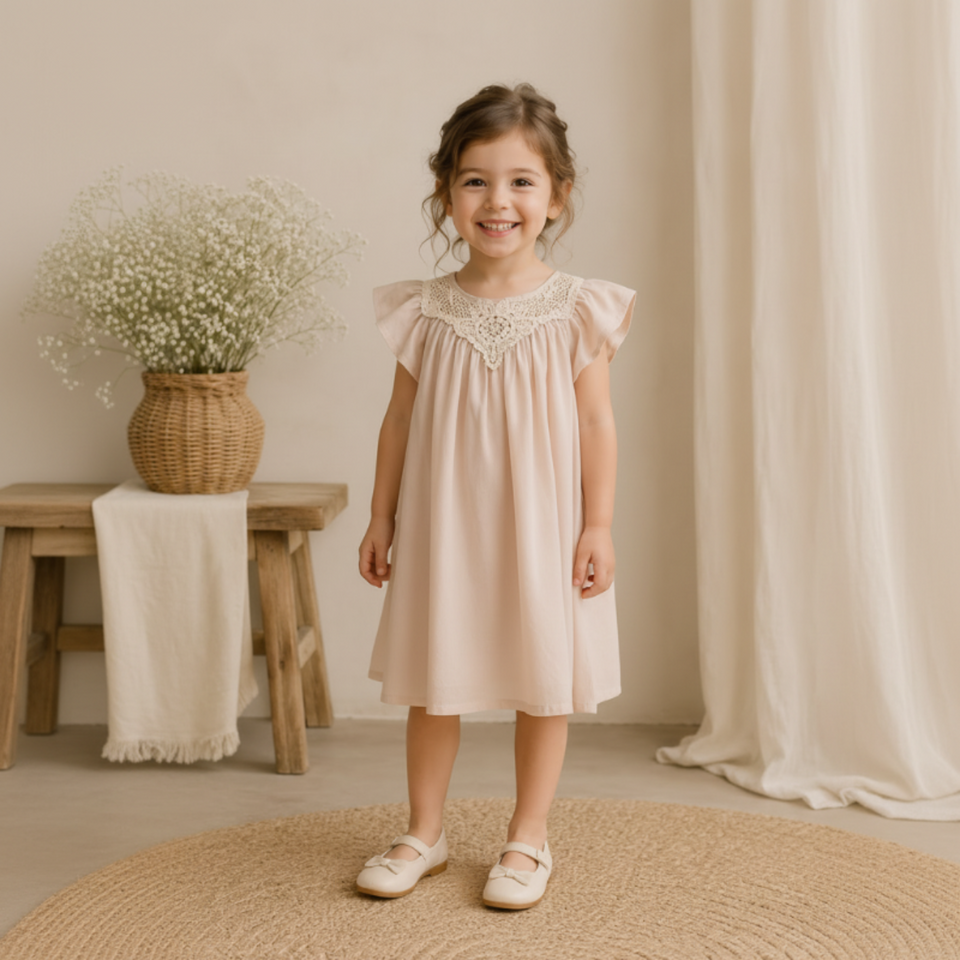 Lace Stitching Dress – Elegans & komfort – Spets & sömmar