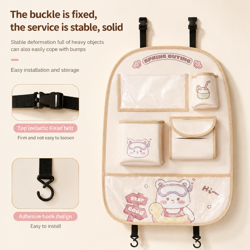 Backseat Baby Storage Bag – Praktisk & rymlig – förvaringsväska för bilen
