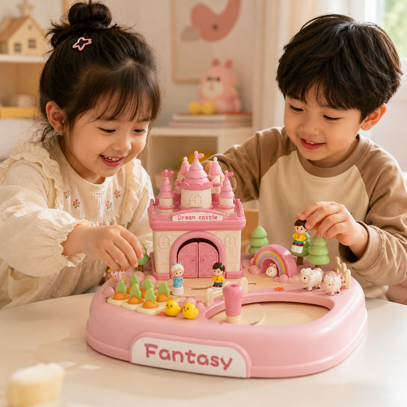 Magnetic Princess Castle – Kreativt & magiskt – magnetiskt dockhus-lekset