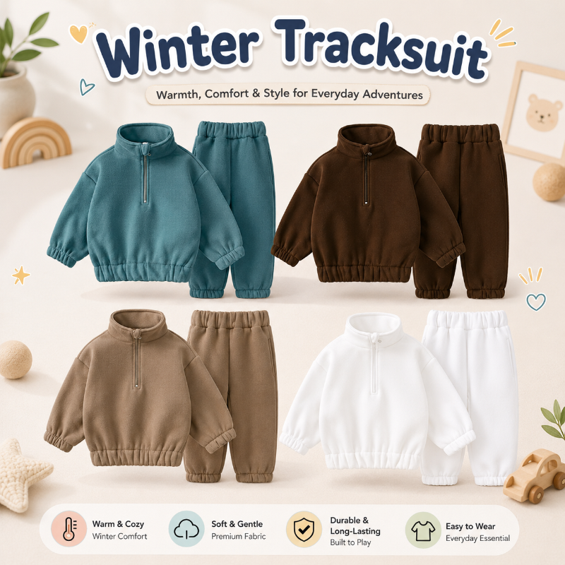 Winter Tracksuit – Varmt & bekvämt – Vinterkläder för barn
