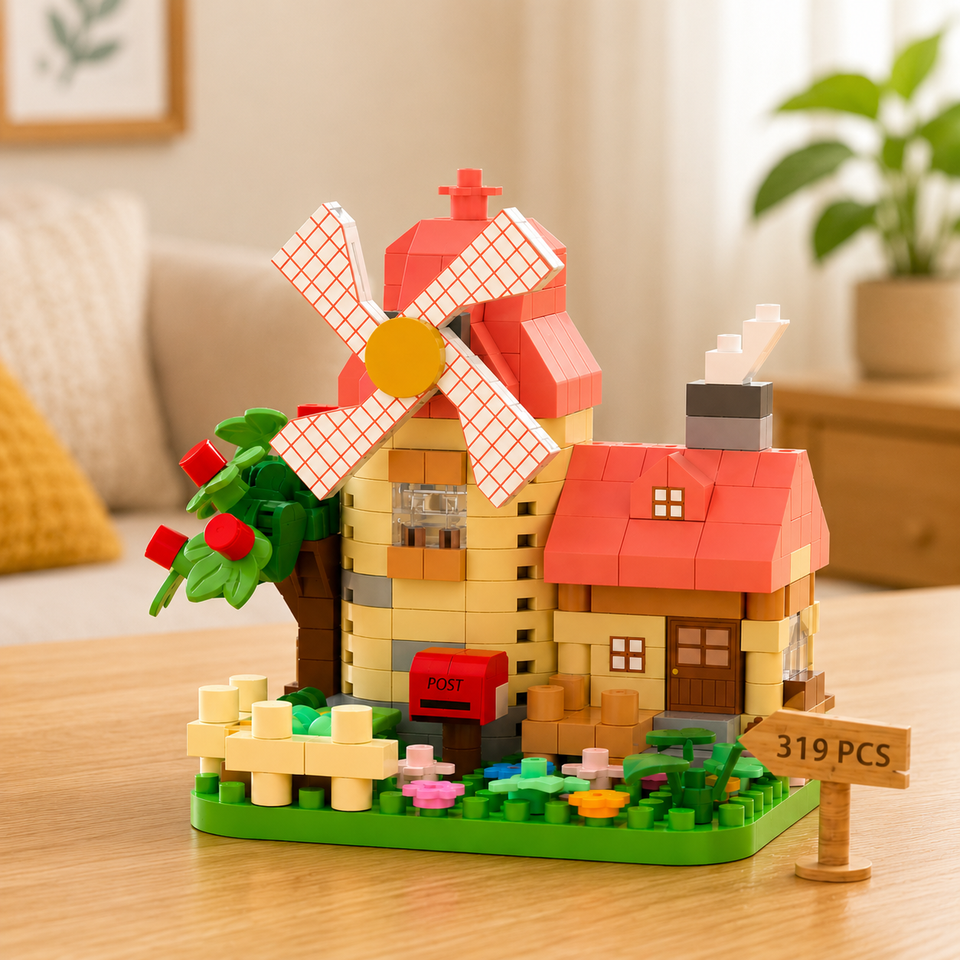 DIY Windmill Building Blocks – Kreativt & utmanande – Byggklossar