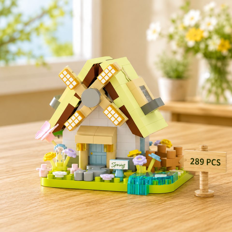 DIY Windmill Building Blocks – Kreativt & utmanande – Byggklossar