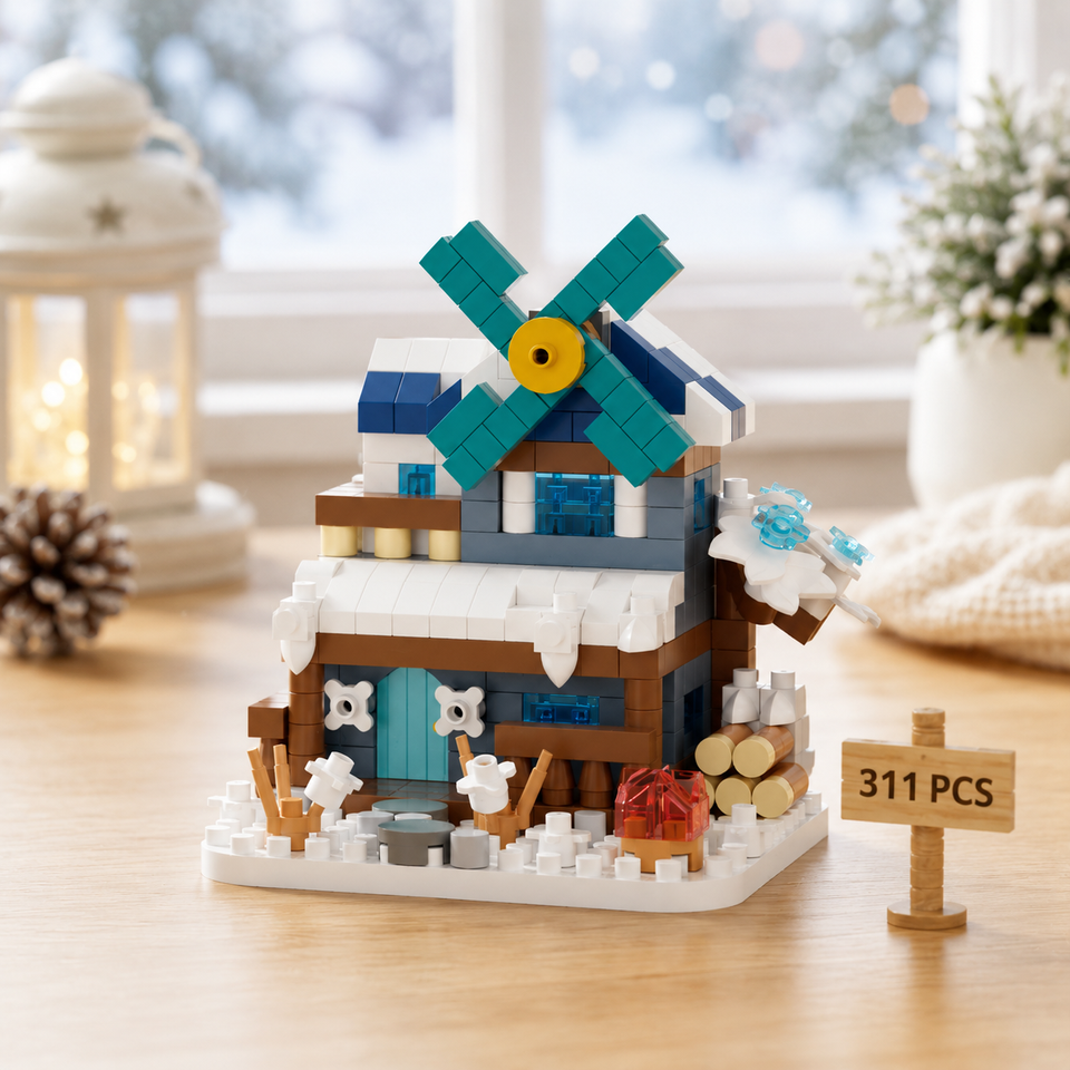 DIY Windmill Building Blocks – Kreativt & utmanande – Byggklossar