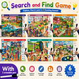 Search and Find Game – Lärande & lek – Aktivitetsbok