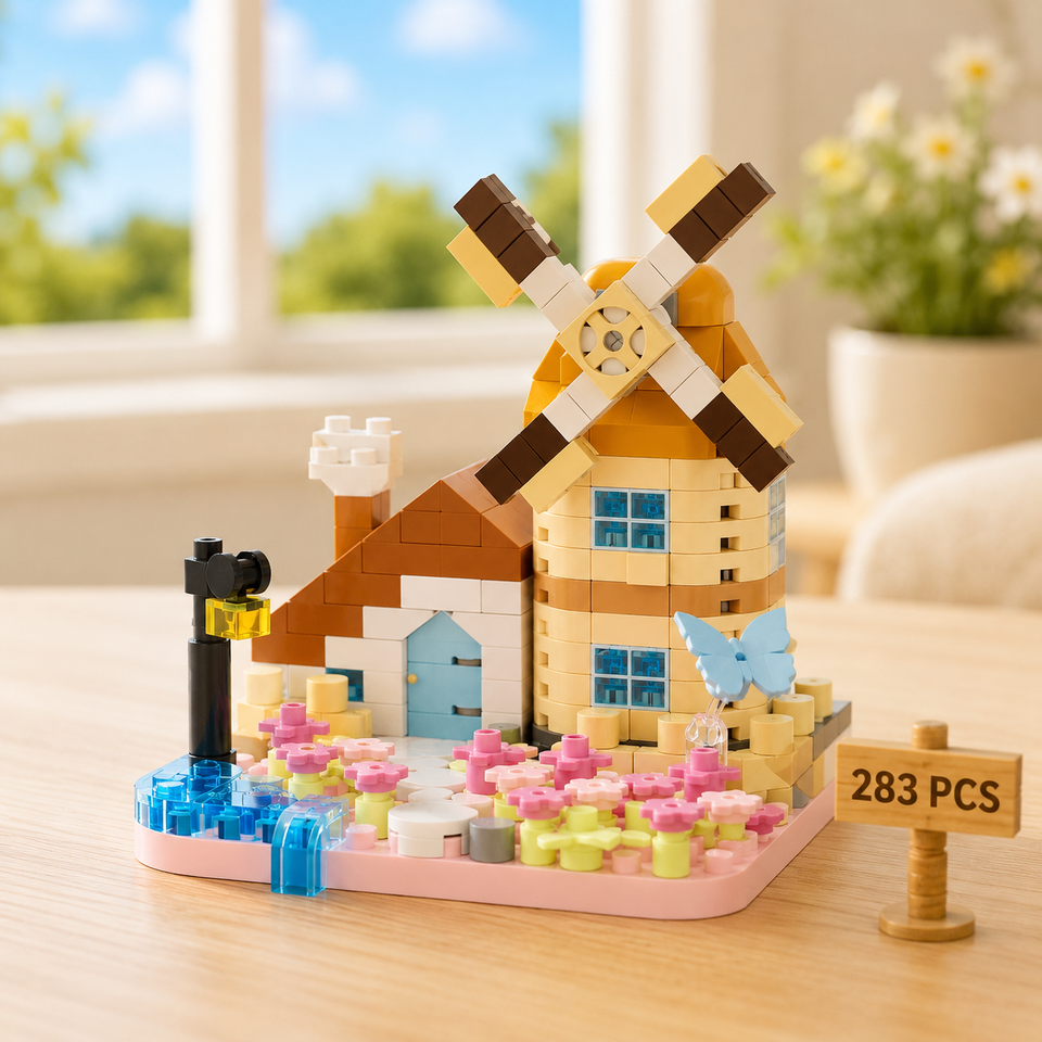 DIY Windmill Building Blocks – Kreativt & utmanande – Byggklossar