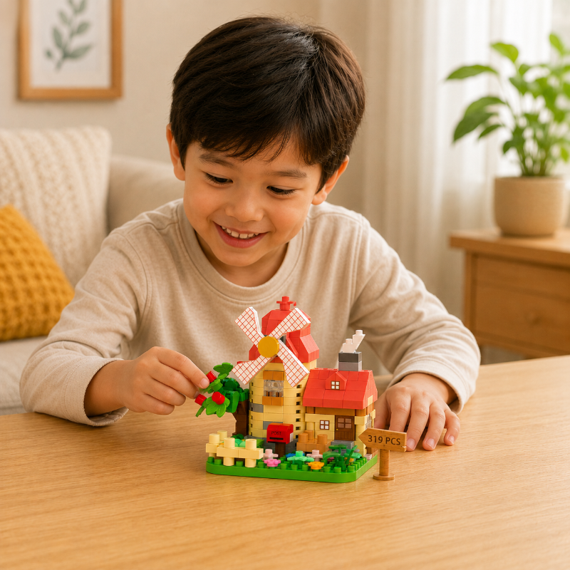 DIY Windmill Building Blocks – Kreativt & utmanande – Byggklossar