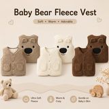 Baby Bear Fleece Vest – Varm och mjuk – Barnväst med björnmotiv