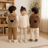 Baby Bear Fleece Vest – Varm och mjuk – Barnväst med björnmotiv