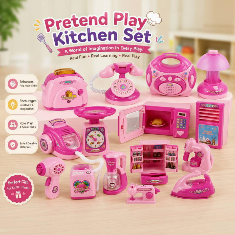 Pretend Play Kitchen Set – Kreativitet & rollspel – Köksleksaker