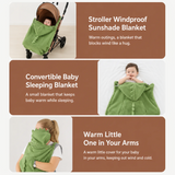 Dinosaur Baby Carrier Cover – Värme & komfort – Dino Baby-filt