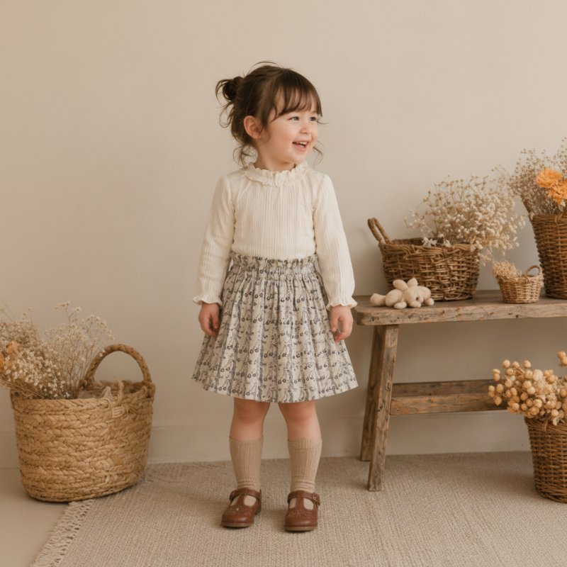 Cherry Shirt & Skirt – Sött & luftigt – Klädset för barn