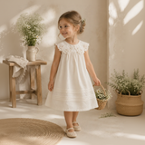 Sleeveless Dress – Elegant och bekväm – Klänning med spetskrage