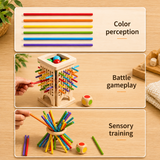 Wooden Stick Battle Game – Tänk & Interaktivt – Strategiskt brädspel