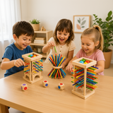 Wooden Stick Battle Game – Tänk & Interaktivt – Strategiskt brädspel