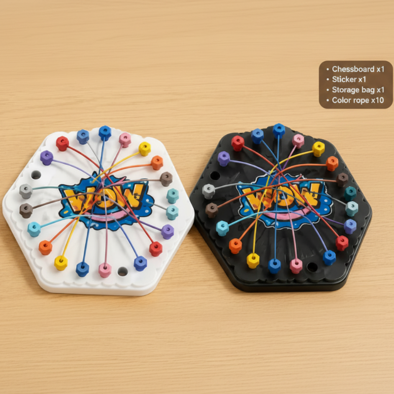 Color Rope Logic Game – Tänk & Interaktivt – Brädspel