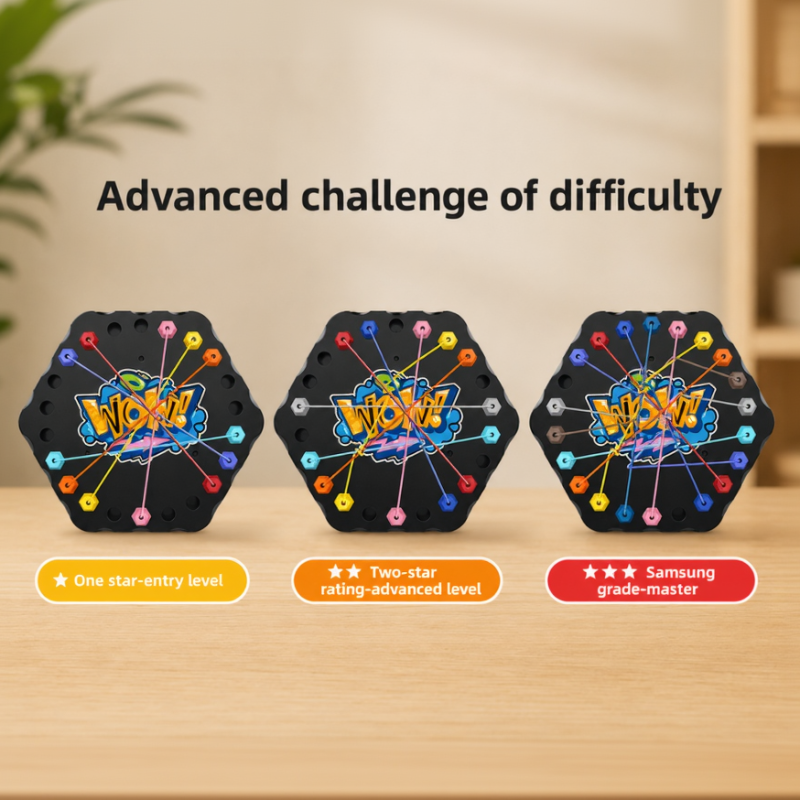 Color Rope Logic Game – Tänk & Interaktivt – Brädspel