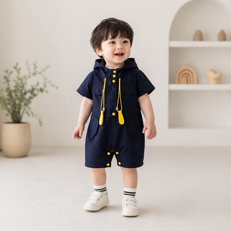 Mini Fashion™ - Tufft och somrigt - Baby Jumpsuit