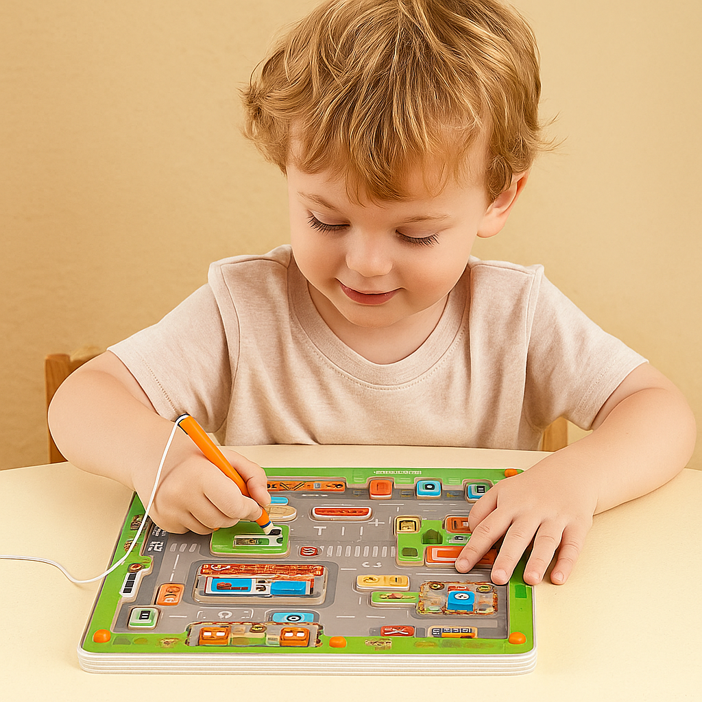 AlphaPark – Smart & Kreativt – Magnetiskt labyrintspel