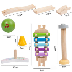 Music Marble Track™  - Montessori-melodier - Sensorisk leksak