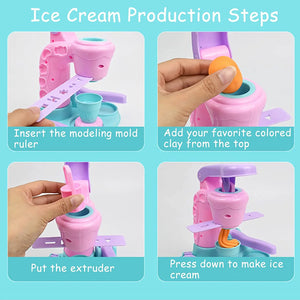 Ice Cream Clay Set™ - Coola kreationer - Glassmaskin för lera