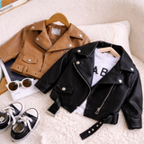 Girls Leather Jacket – Cool & stilfull – Läderjacka för barn