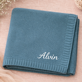 Personalized Baby Blanket – Mjuk & unik – Personlig broderad bomullsfilt