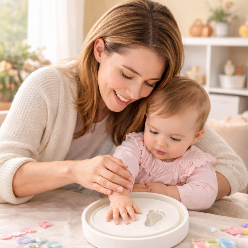 Baby Imprint Clay Kit – Minnen & Unikt – Lera-avtrycksset